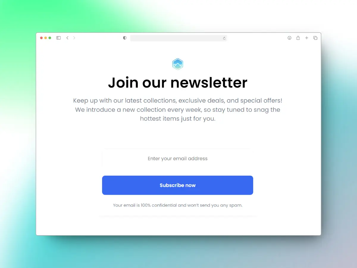 Image of the project Join Our Newsletter